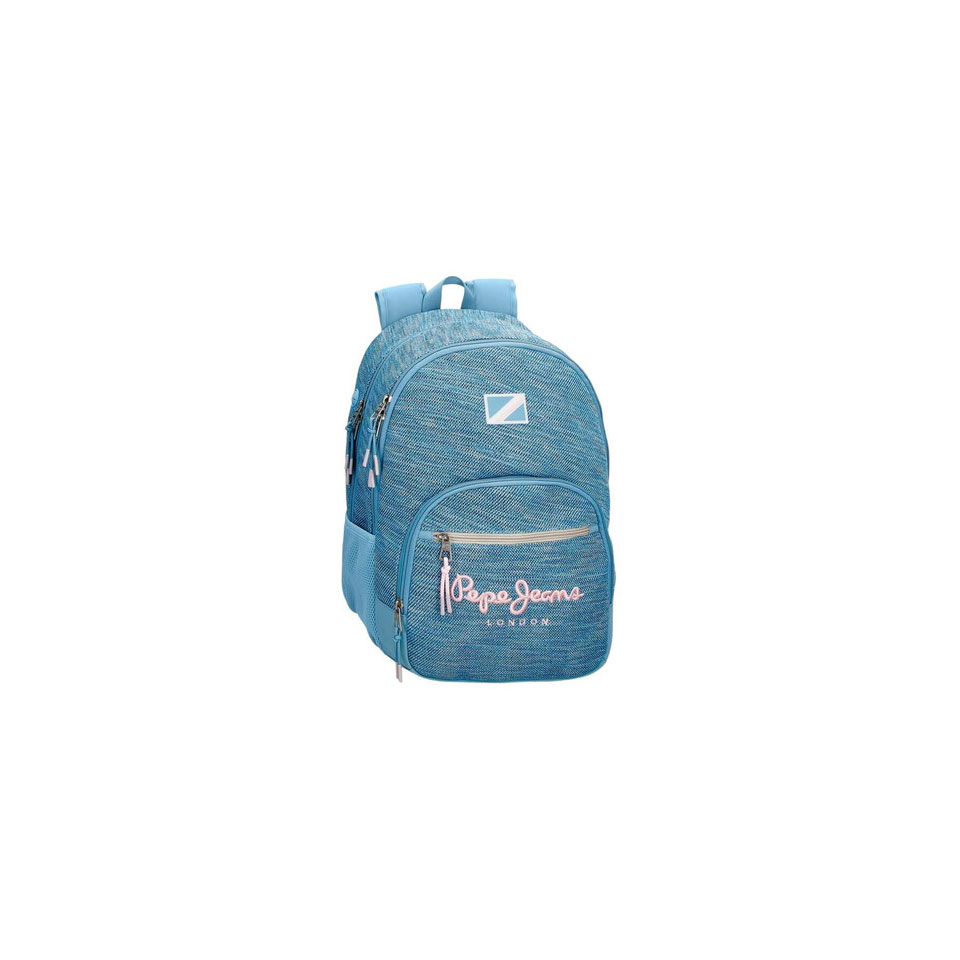 MOCHILA ADAPTABLE ESCOLAR 42CM. CUORE PEPE JEANS. Pepe jeans. Librería  Papelería Papelo